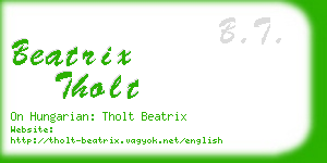 beatrix tholt business card